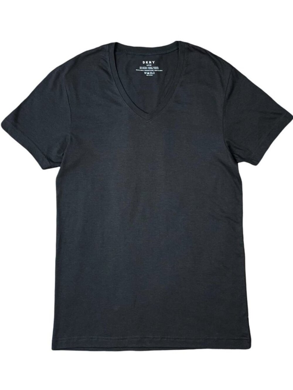 DKNY T-shirt Mens V neck grey Size Small NWT